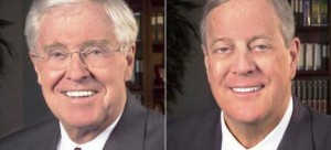 Billionaire industrialists Charles and David Koch