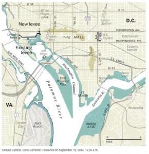 New maps show future storm surge -The Washington Post