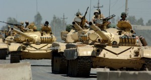 T-72 tanks in Iraq, major cash cows for the war contractors.