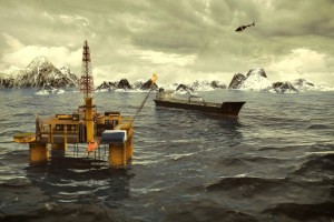 Arctic oil rig Credit; Shutterstock