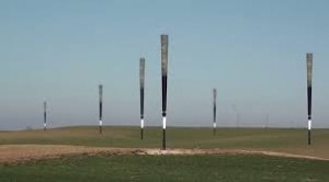 Vortex Bladeless wind generator field.