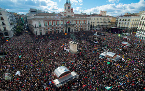 Political Party 'Podemos' March In Madrid Credit: David Ramos