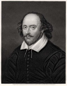 William Shakespeare,  Portrait of the playwright (1564-1616).  Credit: The Print Collector