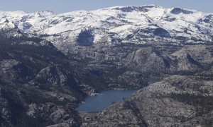 The Sierra Nevada snowpack is a key source of water for California. Credit: Rich Pedroncelli/AP 