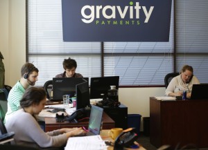 Sales representatives at Gravity Payments Credit: AP/Ted S. Warren