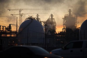 A Dow chemical refinery in Oyster Creek, Texas. DuPont and Dow Chemical, with more than three centuries of history between them, said they had agreed to merge, in one of the biggest deals of the year. The combined company would be known as DowDuPont. Once combined, they plan to split into three separate companies, consisting of agricultural chemicals, specialty products and materials, like plastics. Credit: Michael Stravato / The New York Times