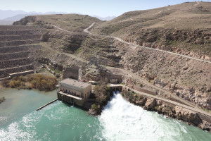 The Kajaki dam in Helmand Province, Afghanistan  Credit: Musadeq Sadeq/U.S. State Department