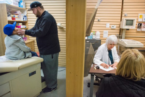  Patients at the Free Clinic in Newton, N.J. Researchers debate whether expanding access to health care will shrink the gap in life expectancy between the rich and the poor. Credit: Joshua Bright /The New York Times 