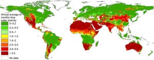  Science Journals About two-thirds of the world's population faces water scarcity for at least one month out of the year. Credit: Science Journals