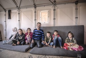 Better Shelter housing units in Kawergosk, Iraq.