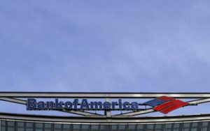 The Bank of America logo is seen at their offices at Canary Wharf financial district in London, Britain, March 3, 2016.  Credit: Reuters/Reinhard Krause