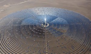  Solar Reserve’s 110MW Crescent Dune plant in Nevada, US, will be a blueprint for its planned solar thermal plant in Port Augusta, South Australia. Credit: SolarReserve 