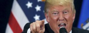 U.S. Republican presidential candidate Donald Trump speaks at a campaign rally in West Allis, Wisconsin, United States, April 3, 2016.      Credit: Reuters/Jim Young