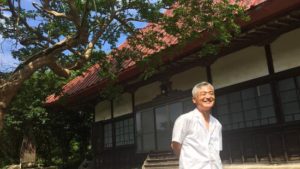 Yoshihiro Shibata visits the temple in Hara-izumi village, Japan. The last monk left years ago because donations were insufficient, given the village's dwindling population.  Credit: Julie Makinen / Los Angeles Times