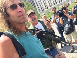 Armed Republicans in Cleveland for the convention