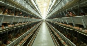 Factory egg farm Credit: shutterstock