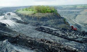 Hicks Lodge in Leicestershire was left scarred by opencast mining Credit: National Forest