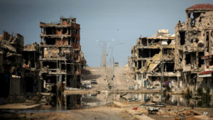 Sirte, Libya. Islamic State militants have controlled the city since August 2015. The U.S. military has announced ongoing airstrikes against targets in Sirte, and other Libyan cities. Credit: AP