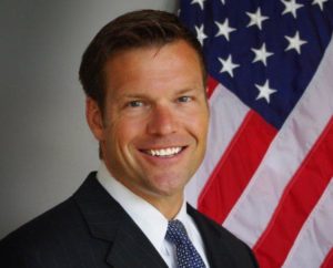 A Rolling Stone investigation found that a voter fraud prevention program launched by Kansas Secretary of State Kris Kobach has built-in racial bias that puts people with African-American, Latino and Asian names at greater risk of being wrongly accused of double voting.  Credit: Wikipedia.