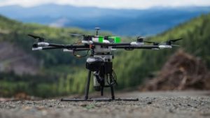 DroneSeed's drones would rapidly reforest logged lands by planting seeds, spraying for invasive species, and monitoring the tree growth process. 