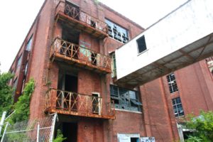 An abandoned factory in Bridgeport, Connecticut