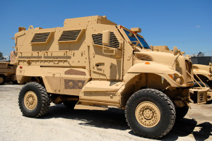 MRAP vehicle. ISIS has captured over 2,000 of these things, each costly U.S. taxpayers $500,000 to a million dollars. Credit: www.leidos.com