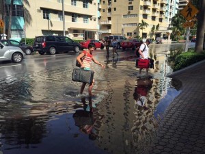 Miami flooding Credit: Miami Herald