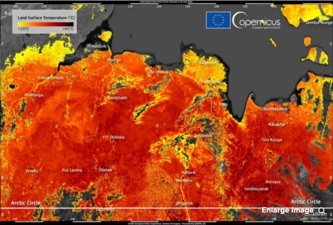 Surface Temperatures In Siberia Heat Up To A Mind Boggling 118 Degrees   Screen Shot 2021 06 22 At 9.53.11 PM 